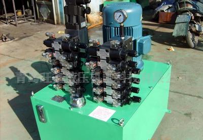 青島旺鑫生產[塑料機械液壓站、快速換網液壓站、三輥液壓站]